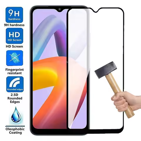 Full Protection Glass For Xiaomi Redmi A1 A2 Plus Screen Protector For Redmi K40 K50 K60 Pro K40S K5