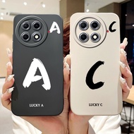 For Tecno Camon 30S CLA5 / Camon 30S Pro CLA6 Lucky Initial Letter Phone Casing Camon30S 30S Pro Len