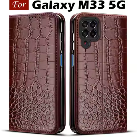 For Samsung Galaxy M33 5G Case card Holder Stand Leather wallet book Cover Sumsung M 33 33M M336B Sh