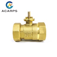 ○▤ DN15 DN20 DN25 Electric Motorized Thread Brass Ball Valve Body