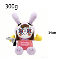 Amazing Maid Jax Pomni Plush Cute Anime Rabbit Jax Plushie Kawaii Cartoon Stuffed Doll Soft Decor Pi