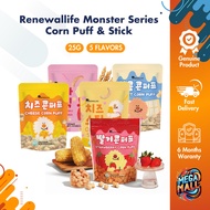 Renewallife Monster Series Corn Puff & Stick 25g – Baby Snack 12 Months+, Healthy & Tasty Treat