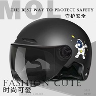 【ks1500.my】 READY STOCK宇航员头盔女男天挡风电动车成人防风安全帽轻便四季头盔隔 【0908h5ILAiHWf】