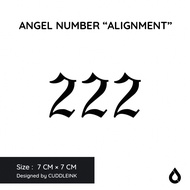 Angel Number "Alignment" CUDDLEINK Matte Ink Tattoo