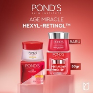 Ponds AGE MIRACLE HEXYL-RETINOL DAY & NIGHT CREAM 10G - 50G PONDS AGE MIRACLE DAY CREAM HEXYL RETINO