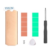 Copper M.2 SSD HeatSink Hard Disk Cooler with Thermal Solid State Disk Radiator 0.5mm for M.2 2280 N