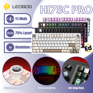 Leobog Hi75C Pro Tri Mode Mechanical Gaming Keyboard 75% Layout 81 Keys Hot Swap RGB Backlight Multi