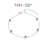 TAKA Jewellery Crystals & 925 Silver Bracelet