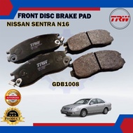 Nissan Sentra N16 1.8cc-Serena C23-Bluebird U12-Front Disc Brake Pad-TRW-GDB1008AT