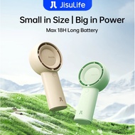 JISULIFE Handheld Fan Life5 Plus Mini Portable Hand Fan 16H USB Rechargeable Personal Battery Operat