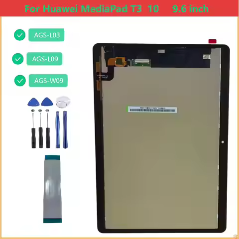 New A+ For Huawei MediaPad T3 10 AGS-L03 AGS-L09 AGS-W09 9.6 Inch Display Touch Screen Digitizer Ass