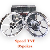Motorcycle 8 SPOKES MAGS MIO SPORTY AMORE / SOLUTY/ SOUL I 115 CHROME ONE SET