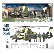 World Peacekeepers 1:18 Scale Aerial Rocket Helicopter (Harbin Z-9/Airbus AS656 Panther) Army GI Joe