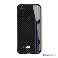 Ucuc เคสมือถือ เคสโทรศัพท์ เคส Xiaomi Redmi Note 8 แก้วกรณีโทรศัพท์มือถือแฟชั่นคลาสสิกออดี้ Benz GTR