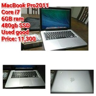 MacBook Pro2011Core i76GB ram480gb SSD