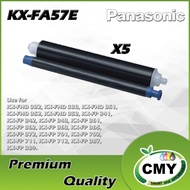 5 Roll CMY Ink Film Panasonic KX-FA57E Compatible Fax Ink Film KX-FP701 KX-FP363 KX-FP362 KX-FP361 K