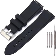 MCXCL 45MM Silicone Sport Watch Strap Compatible With GUESS W0247G3 W0040G3 W0040G7 Men's Watch Band 22mm Rubber Bracelet