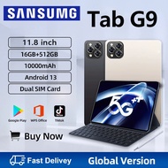 【ซื้อ1แถม6+แป้นพิมพ์】2024ใหม่ Sansumg Tab G9 11.8นิ้ว 5G tablet android RAM16GB ROM512GB Full HD 13-Core แท็บเล็ตถูกๆ รองรับ2ซิมการ์ด Andorid 13.0 4g/5G แท็บเล็ตของแท้ แทปเล็ตราคาถูก แท็บเล็ตของแท้ แท็บแล็ตของแท้ แท็บเล็ต แท็บเล็ตราคาถูก แทบเล็ต ของแท้