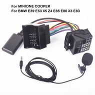 Xe Bluetooth 5.0 âm nhạc Đầu chuyển âm thanh cáp Micrô phù hợp cho minione Cooper cho BMW E39 E53 X5