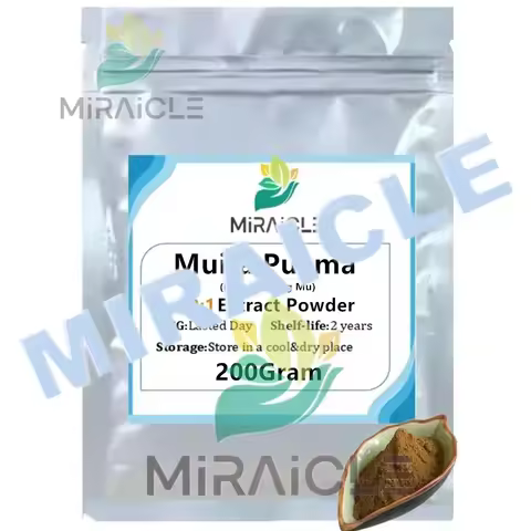 Global Customized 100% Muira Puama Extract Powder30:1 Aluminum Foil Bag Packing for Global Distribut