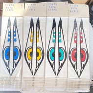 STICKER YAMAHA RS150 TINTED LAMPU MATA GABAN HONDA RS150 HIJAU KUNING BIRU MERAH