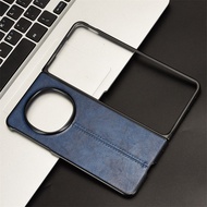 For OPPO Find N5 OppoFind N5 2025 Case Suture Soft Edge PU Leather Hard Phone Cover For OPPO Find N5