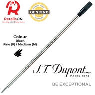 S.T. Dupont Refill Ballpoint - Black | Ball Point Pen Refill for ST Dupont Paris (ORIGINAL)