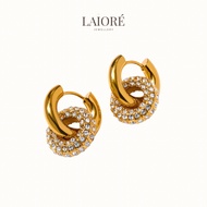 LAIORE CELESTE HOOPS 18k gold plated  Earrings Hoops