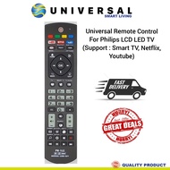 [SG SHOP SELLER] Universal Remote Control For PHILIPS LCD LED TV ( Support :  Smart TV, Netflix, Youtube )