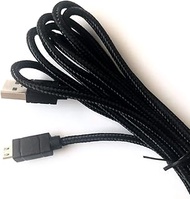 USB Braided Cable for Logitech Artemis Spectrum G933 G933S and G633 Artemis Spectrum Surround Sound Gaming Headset