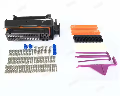 81 Way ECU Automotive Connector Tyco 1J0906385C 1J0 906 385C 368376-1 368389-1 368382-1 Wiring Auto 