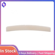 1 Piece Real Slotted Bone  for 6 Strings  TL Electric Guitar ( Bottom Flat/R7.25/R10 42MMx3.2MMx5.6M