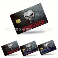 Cross-Border Punisher Credit Card Sticker Marvel Hero Card Sticker Bank Card Bus Card Key Card Skin 