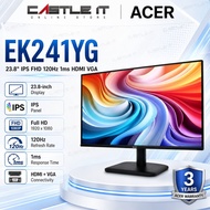 Acer EK241YG 24 Inch Full HD IPS 120Hz 1ms HDMI VGA Eye Care Monitor