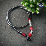 สายถักเบรคแท้ ST6 งานกล่อง หัว45/90ยาว36นิ้ว พร้อมปลดวาวเลสใช้งานได้จริง รับประกันรั่วซึม