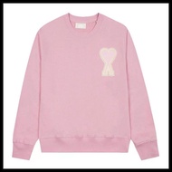 2025นำเข้าของแท้ Ami Paris Wei Yi แจ็คเก็ตคอกลมทรงหลวมสำหรับฤดูใบไม้ผลิและฤดูใบไม้ร่วงแจ็คเก็ตเสื้อส