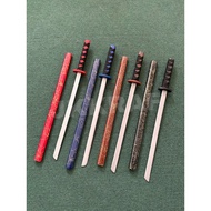 Pedang Kayu Panjang / Samurai Kayu / Wooden Katana / Samurai Untuk Kanak Kanak