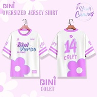 【 Ready stock 】2024 BINI  SHEENA VERSE Pink Full Sublimation Printing