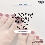 Custom Toe Nails / Toe Nails / Prees on nails