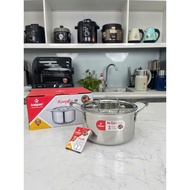 Kalpen Kampfer KF18cm KF20cm KF24cm 3-layer seamless 304 stainless steel pot for German household ap