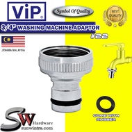VIP 3/4" Washing Machine Adaptor Water Tap Connector #22 | Kepala Paip Penyambung Mesin Basuh
