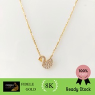 Kalung angsa kalung emas asli ubs fashion trixie kalung emas 375 8k