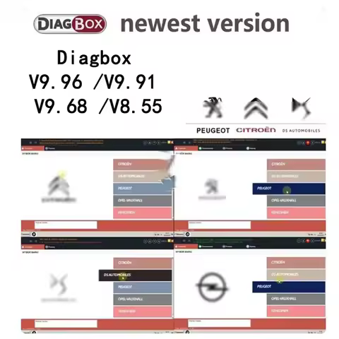 Diagbox V8.55 Diagbox V9.68 Diagbox V9.91 Diagbox v9.96 repair diagnosis Software