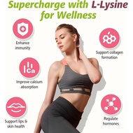 2 Pack L-Lysine Gummies 1000mg, Lysine Gummies Supplement for Adults & Kids, Essential Amino Acid wi
