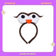 Owl Animal Character HEADBAND/OWL HEADBAND/OWL HEADBAND