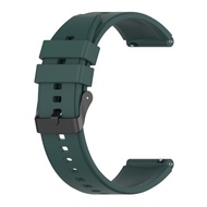 strap aukey smartwatch ls02 rubber tali jam tangan - midnight green