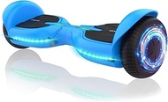 TOMOLOO Blue Hoverboards for a 7-12 Year Old Kids Electric Self Balancing Scooter Outdoor Indoor Toys 220lbs Max 36V 2A Battery UL 2272 Certificated Bluetooth &amp; Led Light Flashing