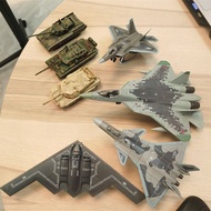 ⭐J-20f22 Fighter Su 57 Airplane Model B2 Bomber Assemble Building Block Toy Tank Gift CC0329z