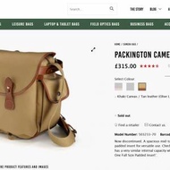 ''極罕'' Billingham Packington Camera...