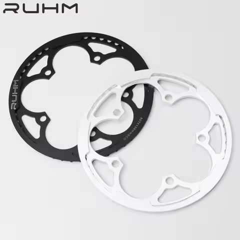 RUHM Folding Bike Trifold Cycle Chainring BCD130mm 50T Narrow Wide Bicycle Chainwheel for Brompton D